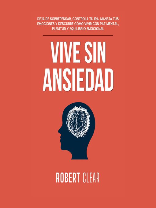 Cover image for Vive Sin Ansiedad